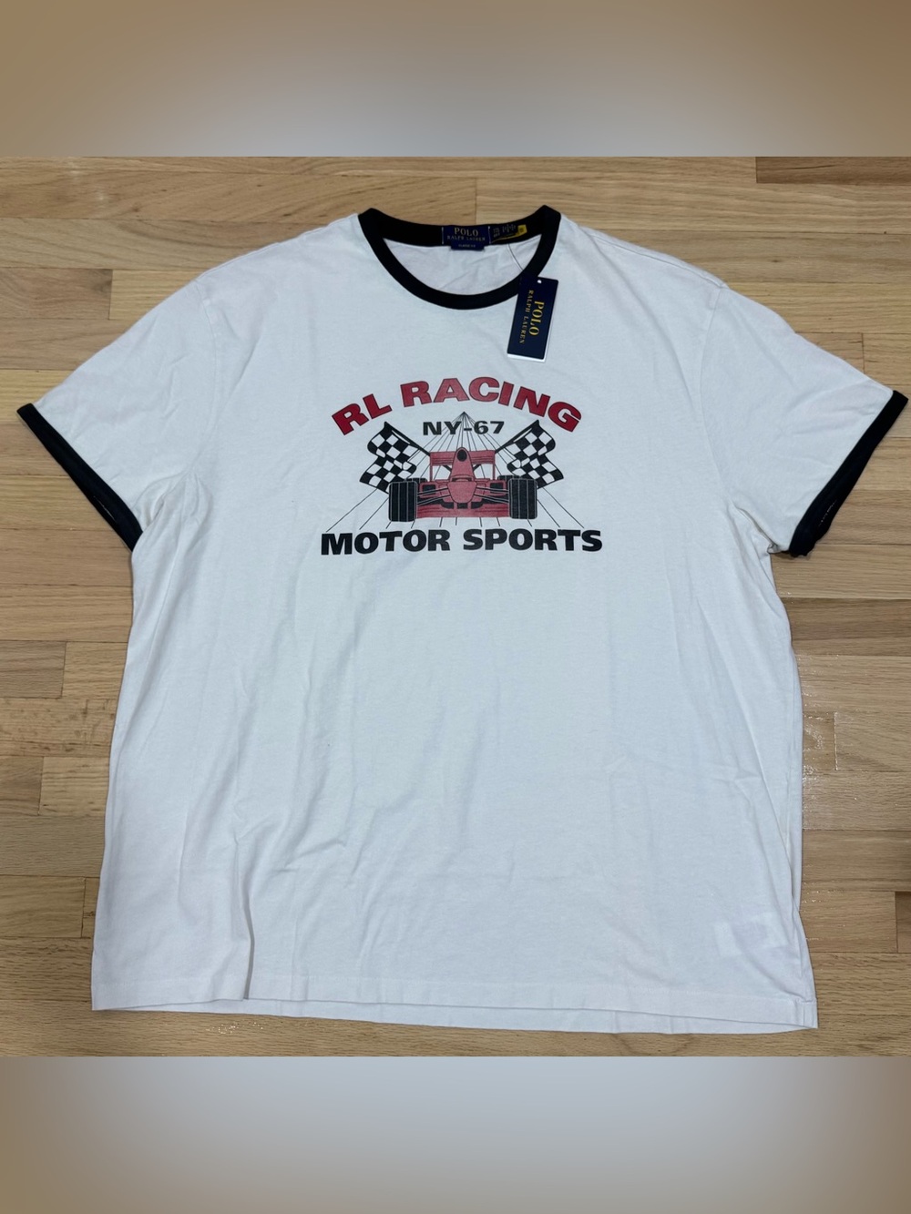 Polo Ralph Lauren Men’s Classic Fit RL Racing NY-67 Motorsport T-Shirt NWT S-XXL